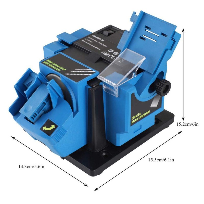 Suuonee Drill Bit Sharpener, Multifunctional Household Electric Cutter Scissor Sharpener