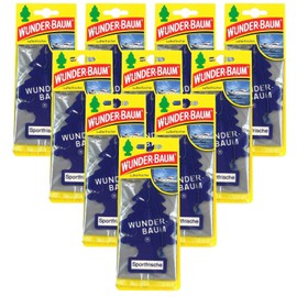 Wunderbaum 10x Sportfrische Original Air Freshener Air Freshener Fragrance Tree Vehicle Fragrance Pack of 1