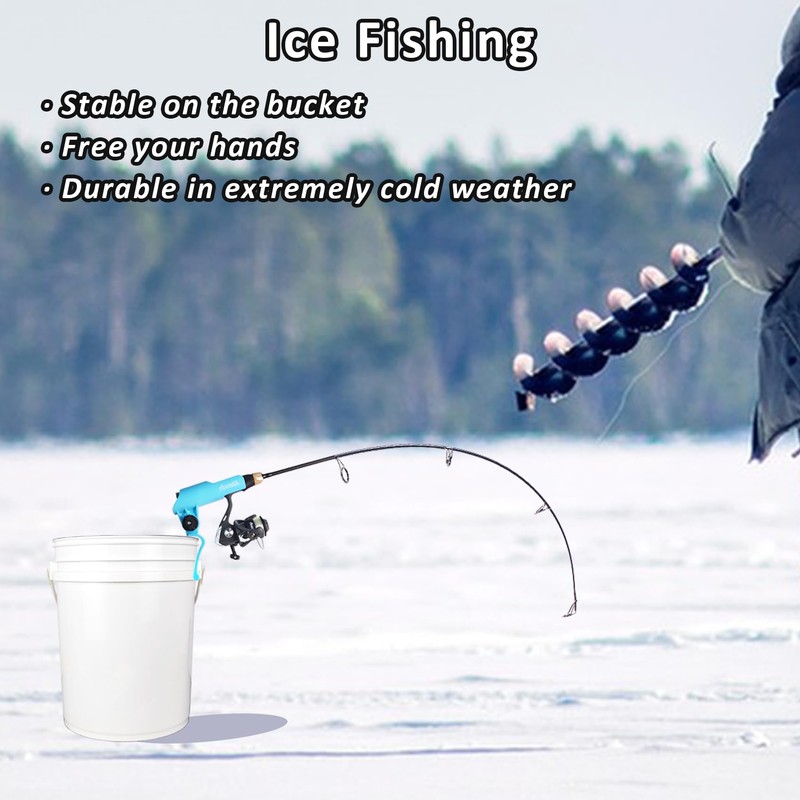 Aventik Adjustable Bucket Rod Holder(Red 1pc)