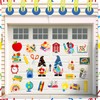 Konohan 25 Pcs Back to School Fridge Magnetic Stickers for