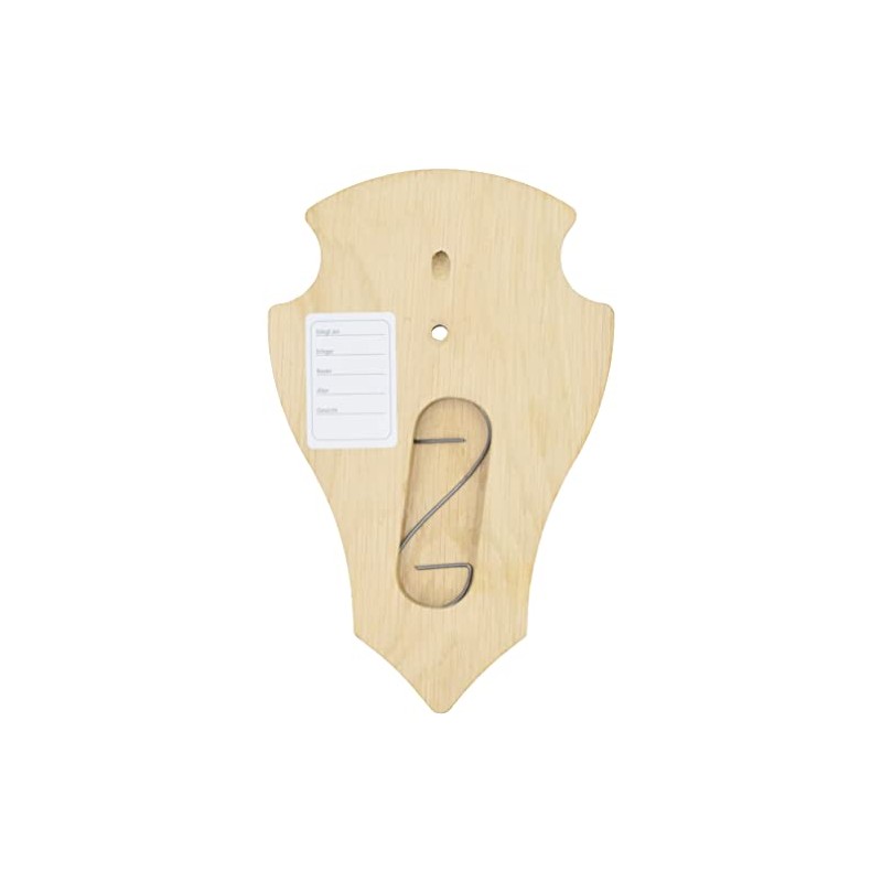 Auburn Board Deer Gamsbock Made of Oak Wood with Pine