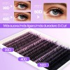 Extensiones De Pestañas Kit 300pcs 304050d Curvaturad 8-16mm