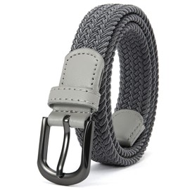 CHAOREN Boys Belt, Youth Baseball Belt Width 1'', Stretch Boys Braided Belt for Golf