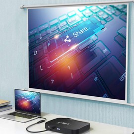 Anbear Mini Display Port to HDMI 4K@30HZ, Gold Plated Mini Displayport(Thunderbolt Port) to HDMI Converter Adapter 4Kx2K for Mac Book，Mac Book air, iMac, and More with MDP