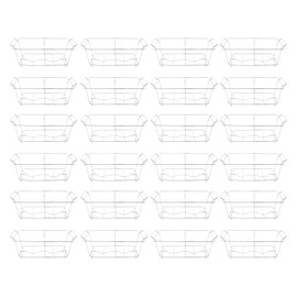 Foldable Chafing Wire Rack Buffet Stand,Chafing Wire Rack Buffet Stand,24 Pack Full Size Racks, Chafing Wire Racks,For Dish Serving Trays Food Warmer catering supplies for Parties, Occasions