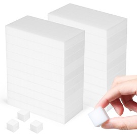 20Pack (32 Small Pieces of Each Pack) Magic Cleaning Sponge Eraser, Reusable Thin Nano Cleaner Pads Eraser Wipes for Kitchen Shoe Furniture Bathroom Shower Sink Hard-to-Reach Places(16x8x2cm)