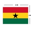 inking house Set of 5 x Ghana Flag Iron on