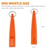 OioTuyi 3 Pack Dog Whistles for Recall, High Pitch Dog