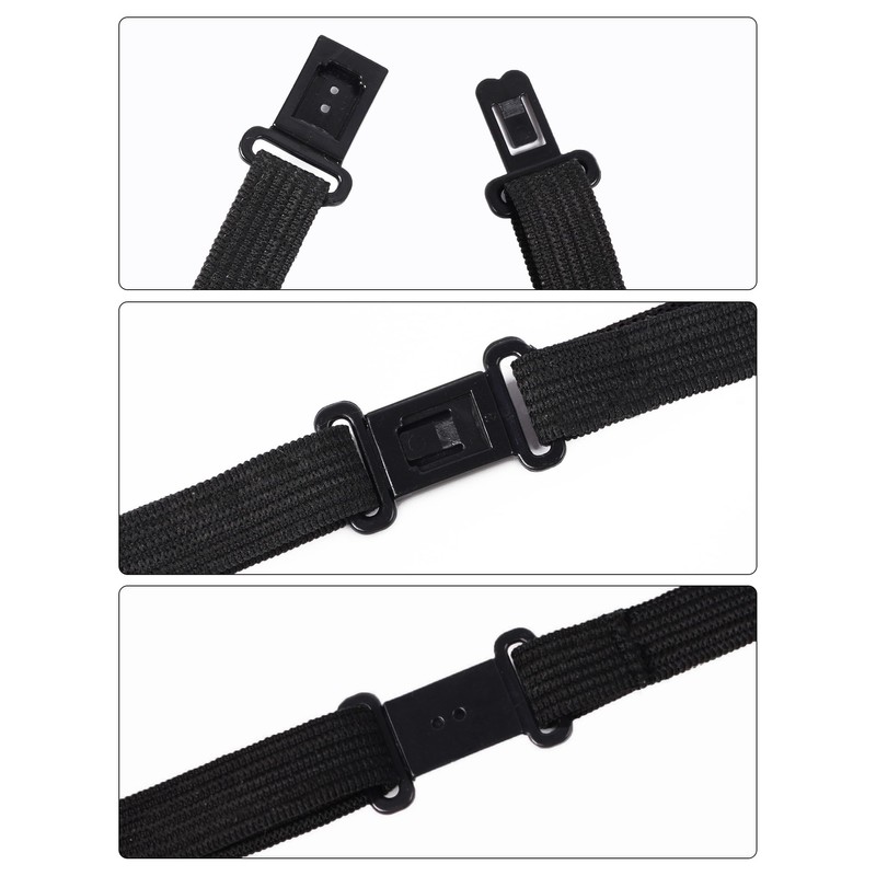 Alizeal Boys 13inches Length Flower Pattern Neckties, Black+Brown