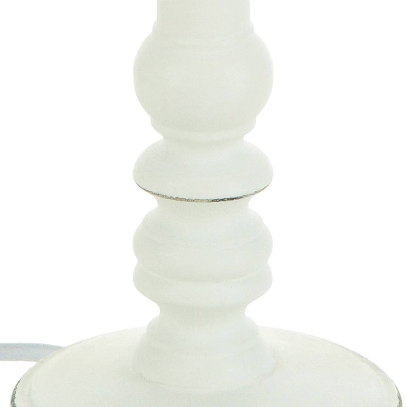 Table lamp - Simple design - Colour distressed WHITE