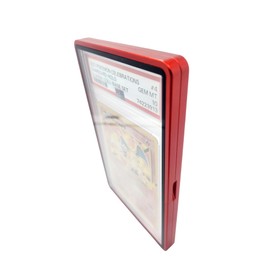 Metal PSA Slab Bumper Case UV Resistant- Safeguard Stackable Magnetic Aluminum Metal Case For Graded Cards (Purple)