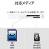 エレコム カードリーダー USB3.0 9倍速転送 スティックタイプ ストラップホール付 ブラック MR3-D011BK