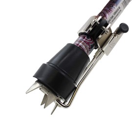 Lifeswonderful - Ice claw for walking sticks - with spikes - can be folded up - single or in pairs