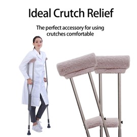 SPRING SEAON Crutches Padding Crutch Pads Pads for Crutches (Purple)