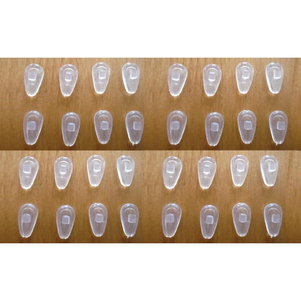 Galaxylense 16 Pair Soft Nose Pads Screw-in Silicone Air Chamber