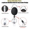 MAIHUO 3 Pack Retractable Badge Holder,Dual Card Slots Id Card
