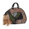SportPet Designs Cat Carrier With Zipper Lock- Foldable Travel Cat