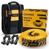 BUNKER INDUST Heavy Duty Tow Strap Recovery Kit, 3" x