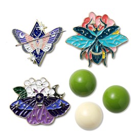 Luna cici 3Pieces Needle Minder for Sewing,Magnetic Needle Keeper for Cross Stitch,Cute Animal Cartoon Pin,Needle Holder for Embroidery,Needlework Storage Accessory, Gift for Cross Stitch Lover