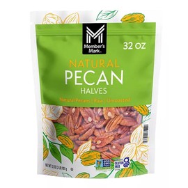 Natural Pecan Halves, | Cholesterol Free | Heart- Healthy | Non-GMO Project Verified | Gluten Free | Antioxidants| | Value Size, 32 Oz.(PACK OF 2)