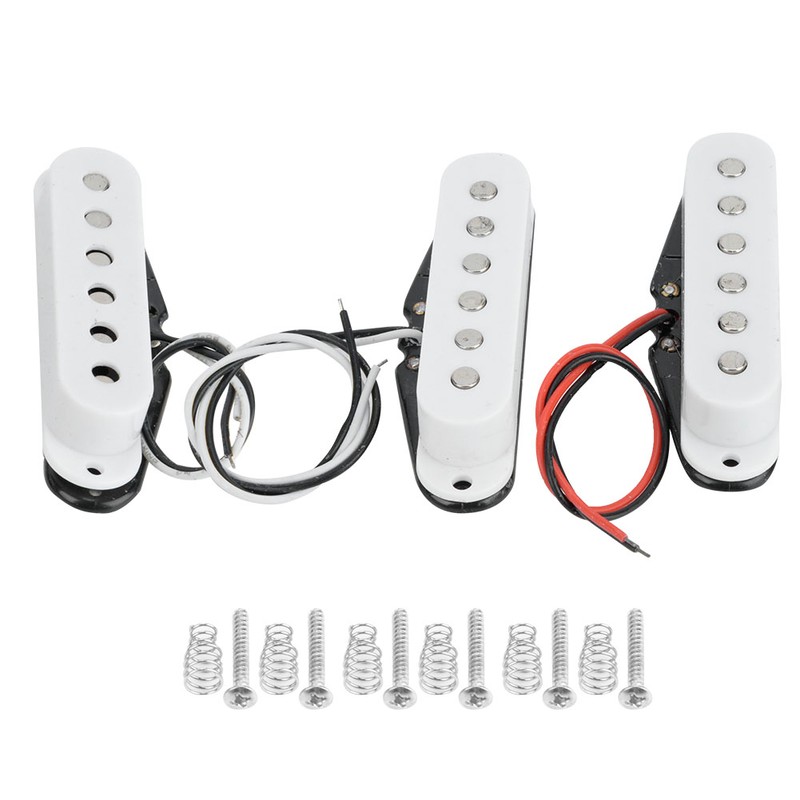 3Pcs Pickup Set Neck Single Coil Pickups for Electric Guitar