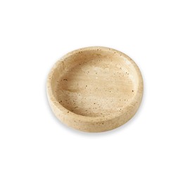 PHINILUX 100% Travertine Wine Coaster- Marble Wine Bottle Chilled Coaster - Absorbent Cork Holder Tray- Gift for Wine Lover