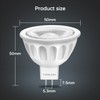 MR16 LED Bulb, 12V 5W(50W Halogen Equivalent), GU5.3 Bi Pin