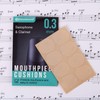 Focusound Saxophone & Clarinet Mouthpiece Cushions, Thin, 0.3mm Clear, 8-Pack…