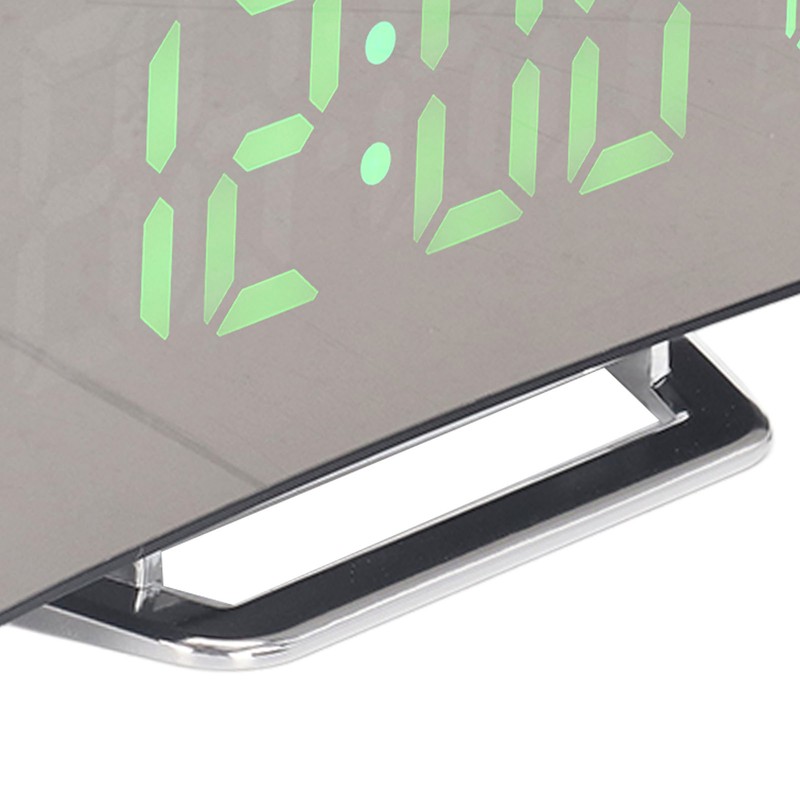 LED Digital Clock 3 Level Brightness Snooze USB Battery Powered