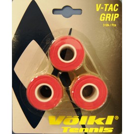 Volkl V-Tac Tennis Overgrip, Pink, Pack of 3
