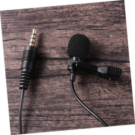 Generic 2pcs Portable Clip Microphone for Pc Phone Lavalier Computer Smartphone Audio Recording Stereo Sound