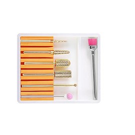 7pcs Electric Nail Drill Bit Set Professional 3/32 Inch Shank Nail File Drill Electric Manicure Pedicure Nail Drill Bit for Acrylic Gel Nails