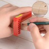 sourcing map 8pcs 90 Degree Positioning Squares 4"x4" (100x100mm) Right