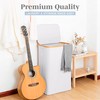 LONBET Laundry Basket with Lid, Made from Breathable Fabric |