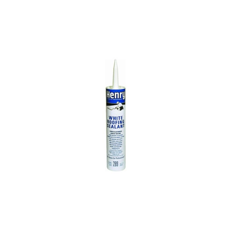 Henry HE289104 289 White Roof Sealant Acrylic White, 10.1 oz