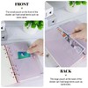 A6 Budget Envelopes for Cash Budgeting,10PCS Purple A6 Binder Inserts