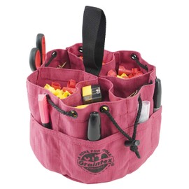 Graintex GB2895 Grab Bag Purple Color Rip-stop Canvas 18 Pockets Drawstring Closure