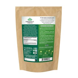Organic India Tulsi Original Loose Leaf Herbal Tea - Immune Support, Vegan, Gluten-Free, Kosher, USDA Certified Organic, Non-GMO, Caffeine-Free, Healthy Stress-Relief & Uplift Mood - 1 lb Bag