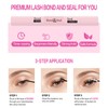 QUEWEL DIY Eyelash Extensions Set, 200 Pieces Lashes Set, Thin
