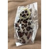 Gutsy, little lady, keychain, leopard print