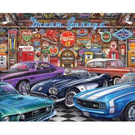 Springbok's 1000 Piece Jigsaw Puzzle Dream Garage