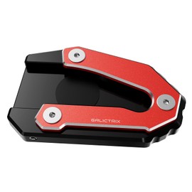 GALICTRIX Compatible with Honda Goldwing GL1800 Accessories 2002-2017 and 2018-2024 Goldwing 1800 Motorcycle Kickstand Pad Side Stand Extension Foot Plate (Red (Year 2002-2017))