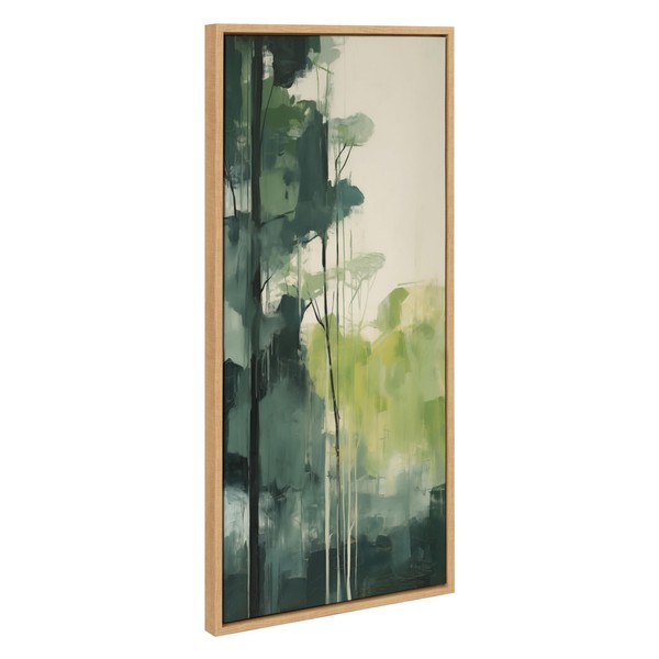 Kate and Laurel Sylvie Whispering Trees II Framed Canvas Wall