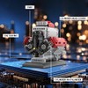 MakerTopia V8 Engine Model Kit, MOC-171732 Visible Car Engine Model