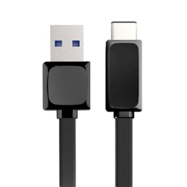 Quick Power Flat USB-C Cable Works for JBL Tour Pro+ TWS with USB 3.0 Gigabyte Speeds and Quick Charge Compatible! (Black 3.3ft1M)