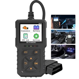 AUTODIAG Escáner OBD2 V619, Escáner automotriz Profesional, Lector de códigos Universal, Diagnóstico de fallas del Motor, Herramienta de diagnóstico para los Coches de protocolo OBD2