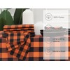 PurpleEssences Buffalo Plaid Cloth Napkins - Mitered Corners - Spring