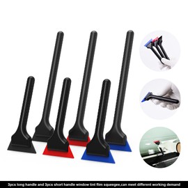 EHDIS Window Tint Tools Mini Quarter Window Squeegee Kit Different Hardness Small Squeegee for Installing Window Film,Vinyl Wrap Tools for Car Wrapping,Window/Mirrors Cleaning