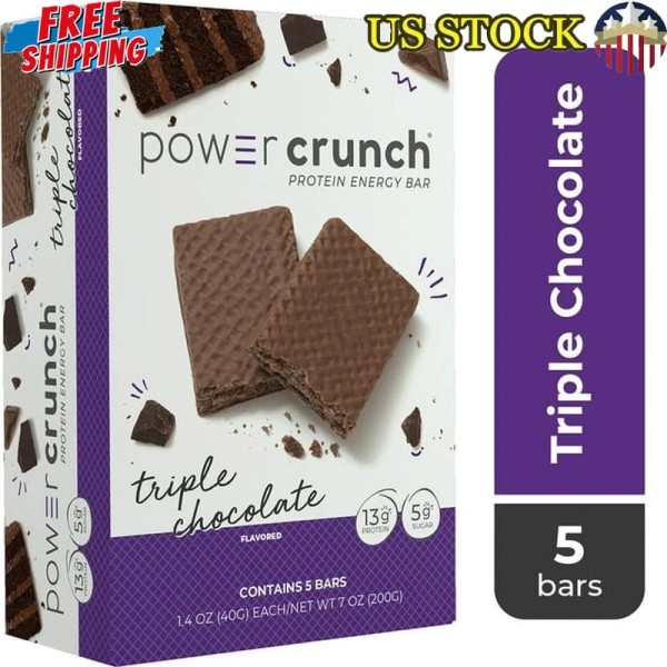 Unbranded Triple Chocolate Protein Energy Bars 13g Protein 5g Sugar