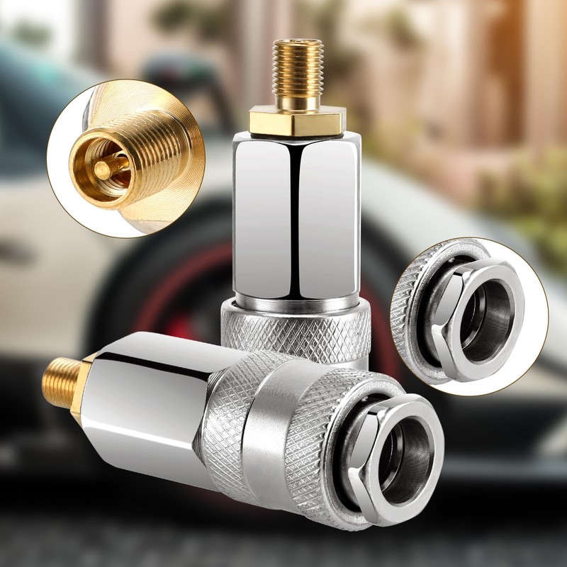 Air Pump Adapter Portable Tire Inflator Electric Air Compressor Adapter